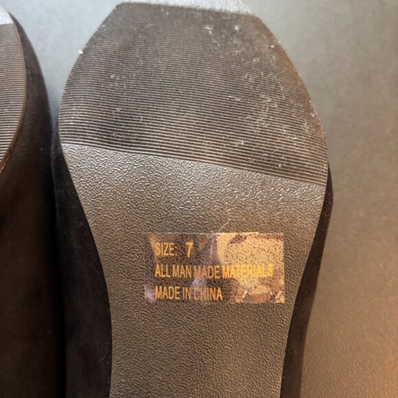 Qupid Black Block Heel Mules | Women’s 7 - Picture 8 of 8